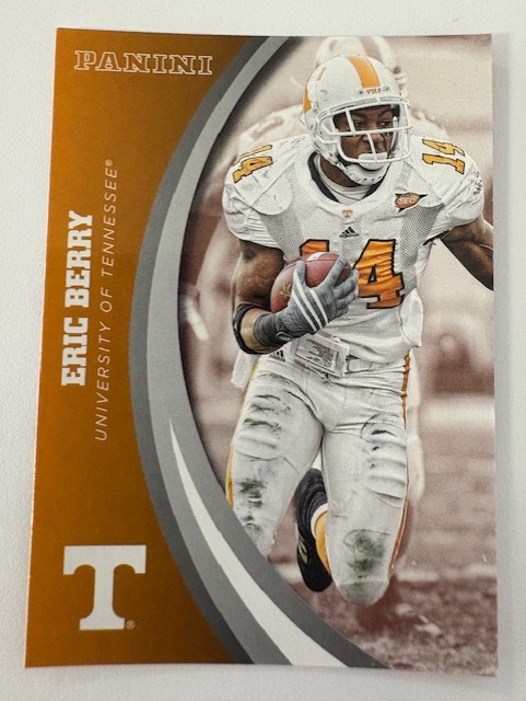  Panini University of Tennessee Football Card- Eri