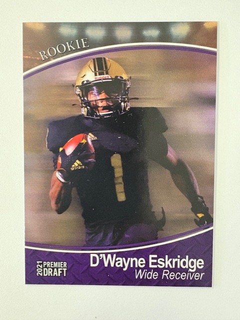 2021 Sage Premier Draft- D'Wayne Eskridge #80 
