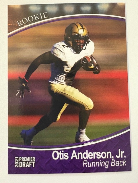 2021 Sage Football Card- Otis Anderson, Jr. 