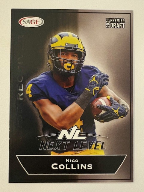  Sage Next Level Card: Nico Collins