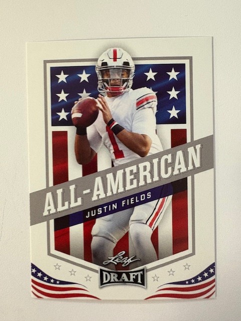 Leaf All-American Draft Card: Justin Fields