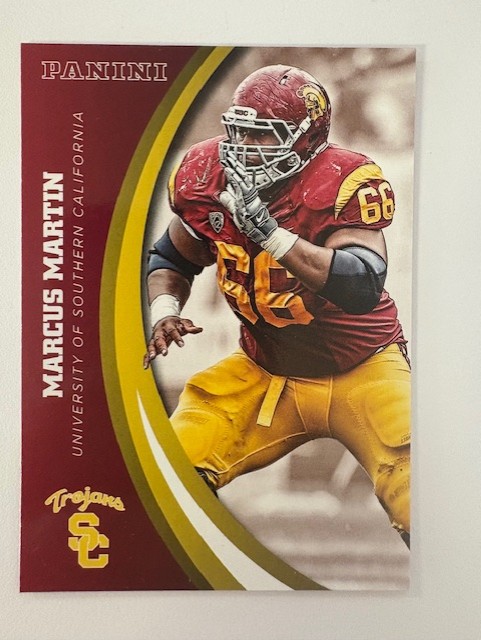 Panini Card University of Southern California Foot