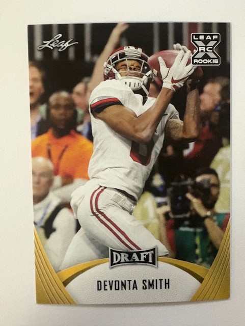  Leaf Draft Card: Devonta Smith