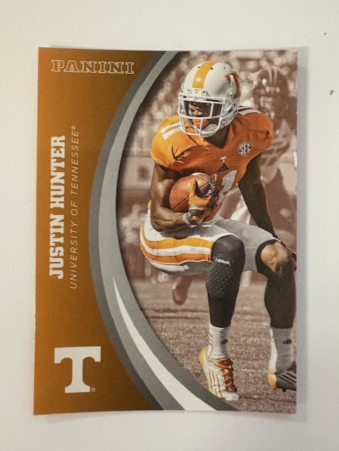 Panini University of Tennessee Football Card- Just