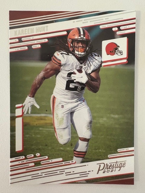 2021 Prestige Football Card- Kareem Hunt