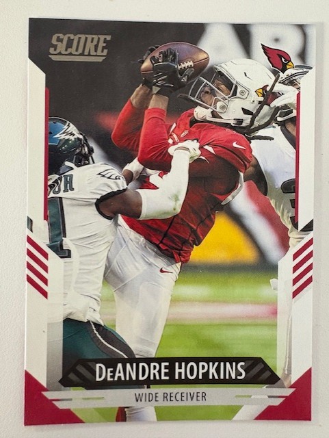  2021 Panini SCORE Football Card: DeAndre Hopkins