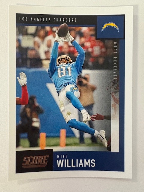 2020 Panini Score Football- Mike Williams #145