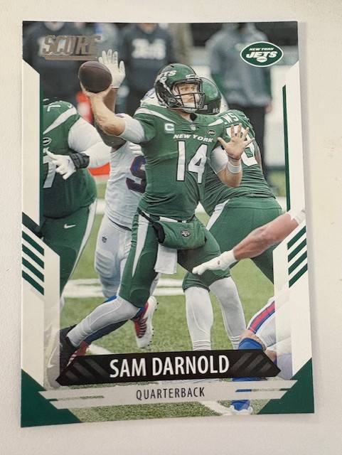 2021  Panini SCORE Football Card: Sam Darnold