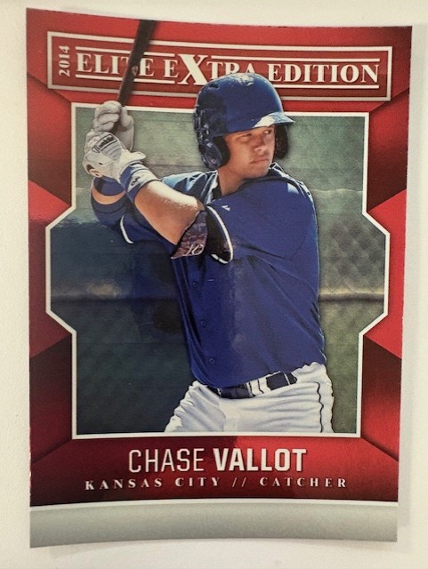 2014 Elite Extra Edition Baseball Card- Chase Vall