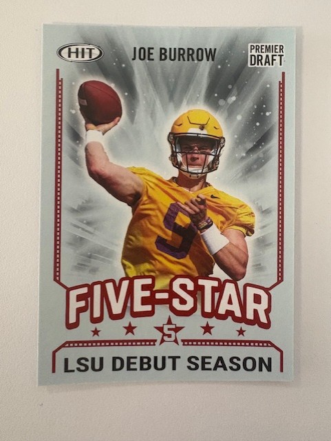 HIT Five-Star Premier Draft Card : RED Joe Burrow 