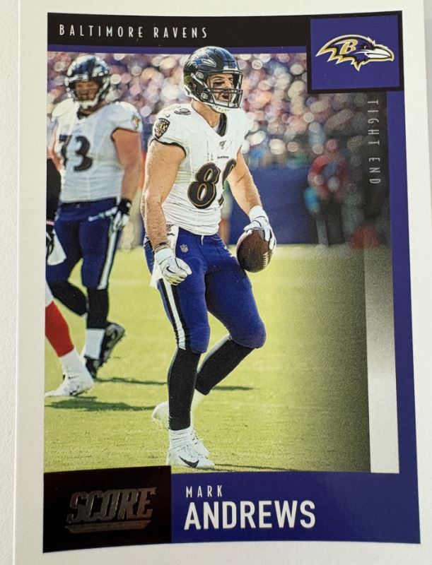 2020 Panini Score Football- Mark Andrews #46