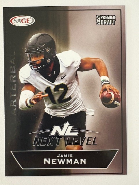 2021 Sage Football Card- Jamie Newman 
