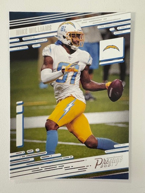  2021 Prestige Football Card-Mike Williams