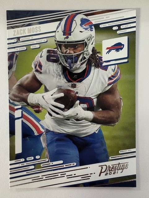 2021 Prestige Football Card- Zach Moss