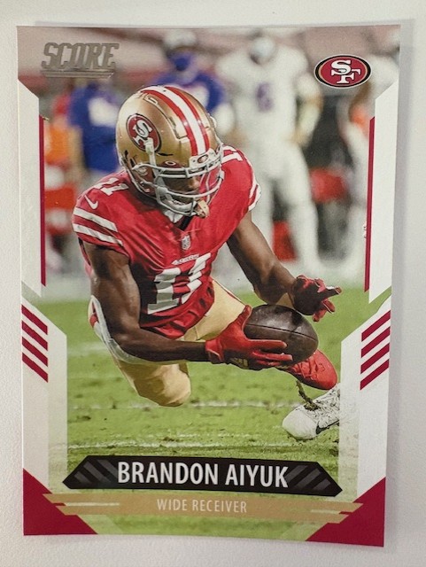 2021 Panini SCORE Football Card: Brandon Aiyuk