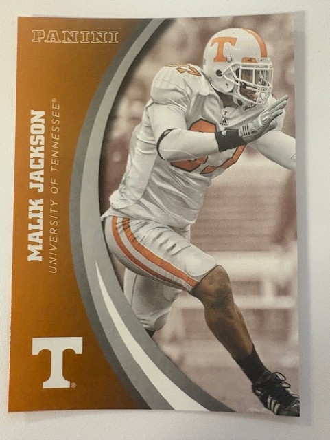 Panini University of Tennessee Football Card- Mali