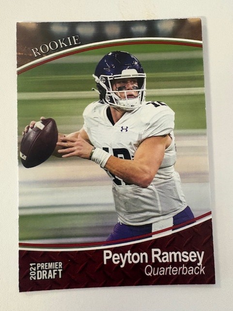 2021 Sage Football Card-Peyton Ramsey