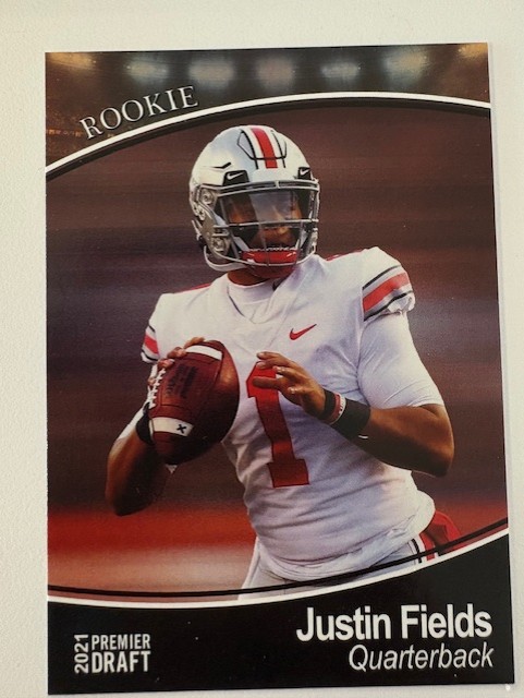  2021 Sage Football Card- Justin Fields