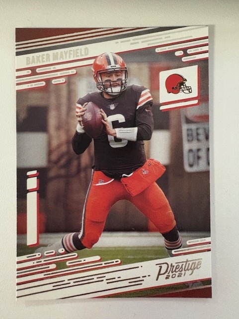 2021 Prestige Football Card- Baker Mayfield