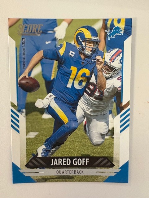 Panini SCORE Football Card: Jared Goff