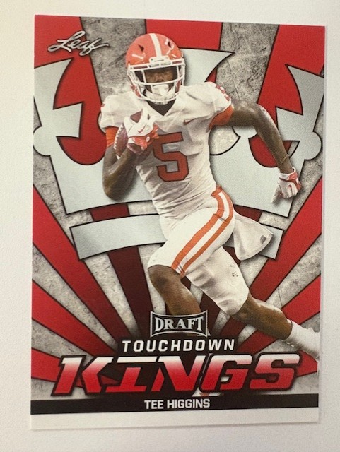 Leaf Touchdown Kings Card- Tee Higgins