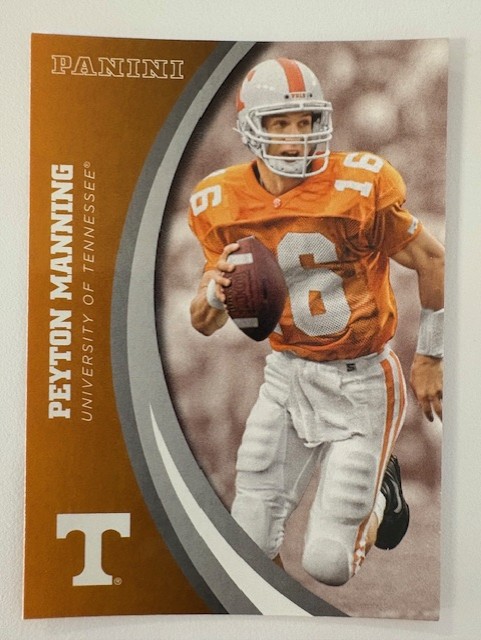 Panini University of Tennessee Football Card- Peyt