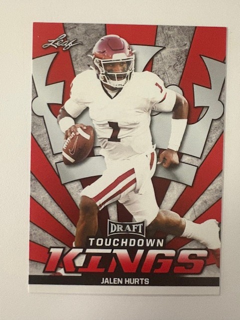  Leaf Touchdown Kings Card- Jalen Hurts