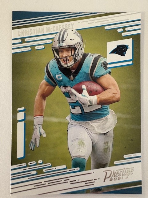 2021 Prestige Football Card-Christian McCaferey 