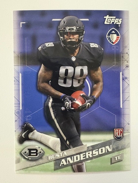 Topps Football Card- Busta Anderson