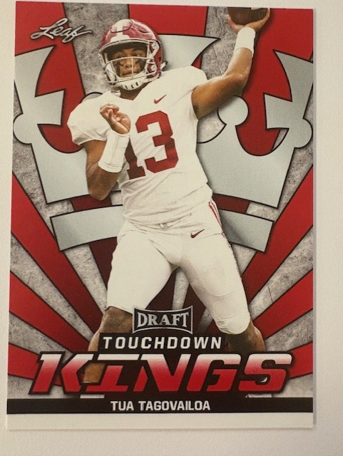 Leaf Touchdown Kings Card- Tua Tagovailoa