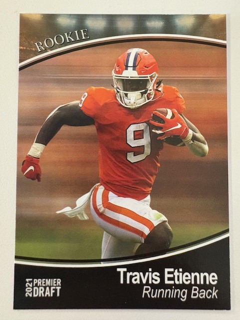  2021 Sage Football Card-Travis Etienne