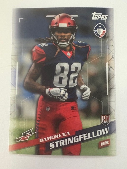 Topps Football Card- Damore'ea Stringfellow #150