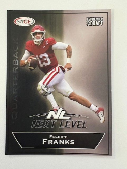 Sage Next Level Football Card: Feleipe Franks 