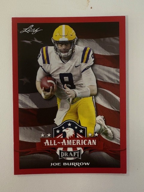 Leaf All American Draft Card- Joe Burrow 
