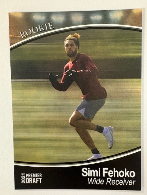 2021 Sage Football Card-Simi Fehoko