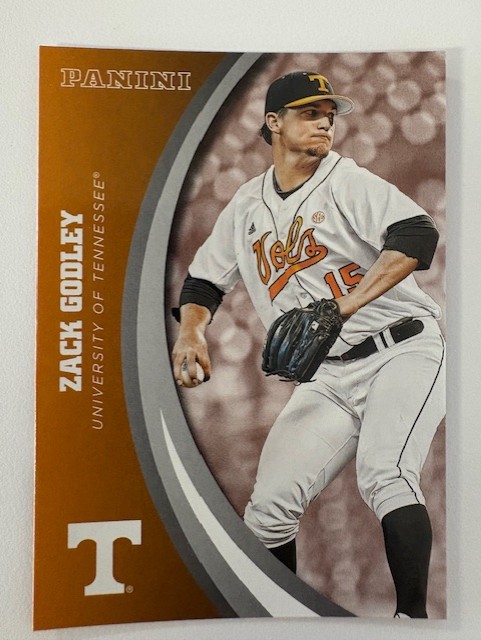 Panini University of Tennessee Baseball Card- Zack