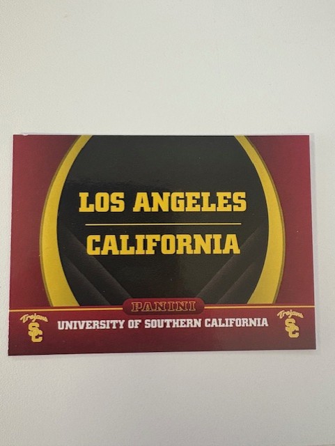 Panini Card University of Southern California Foot