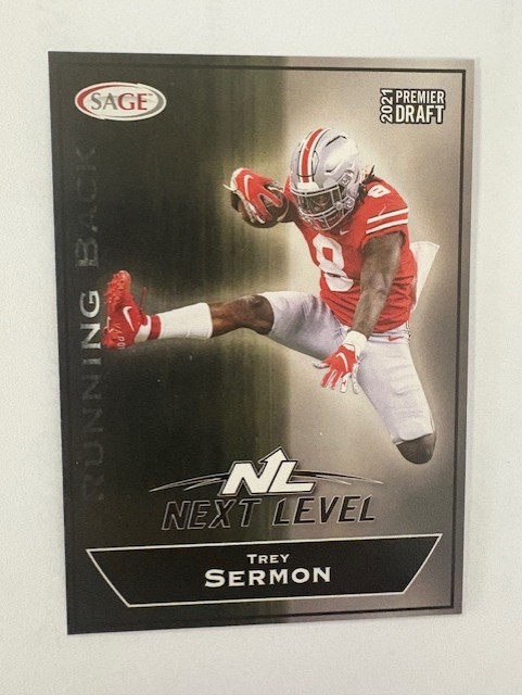 2021 Sage Next Level Card- Trey Sermon