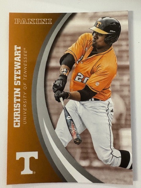 Panini University of Tennessee Baseball Card- Chri