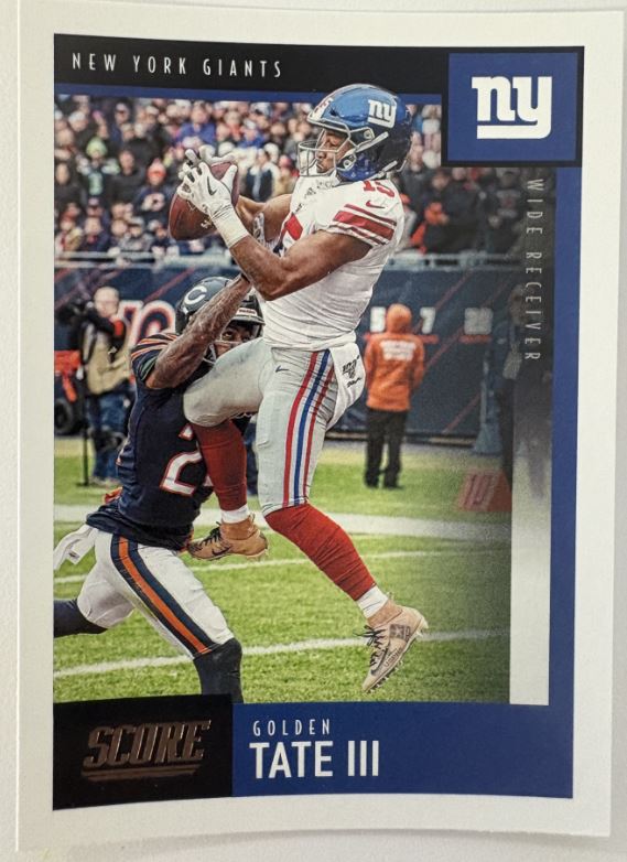 2020 Panini Score Football-Golden Tate III #175