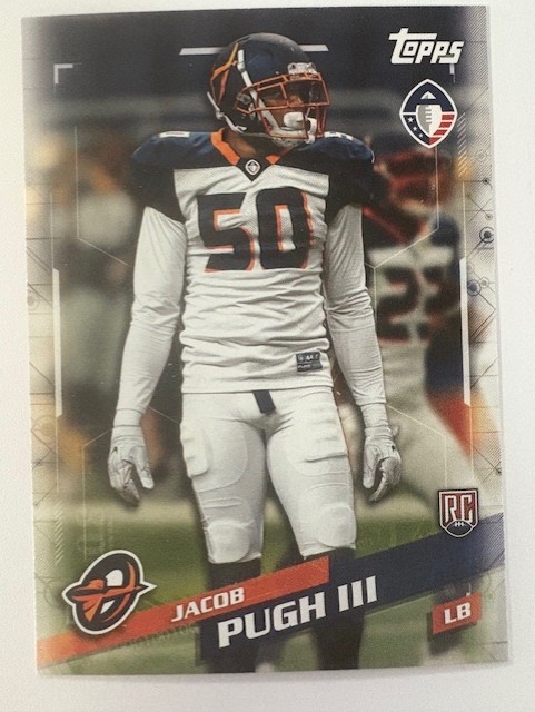 Topps Football Card- Jacob Pugh III