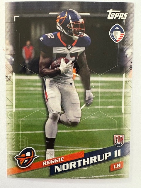Topps Football Card- Reggie Northrup II