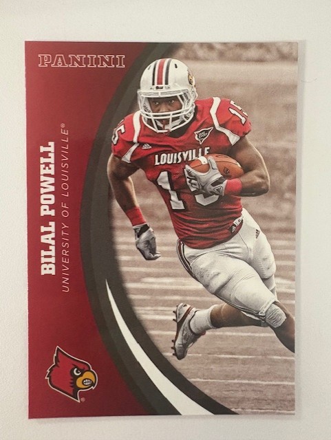 Panini University of Louisville Football Card- Bil
