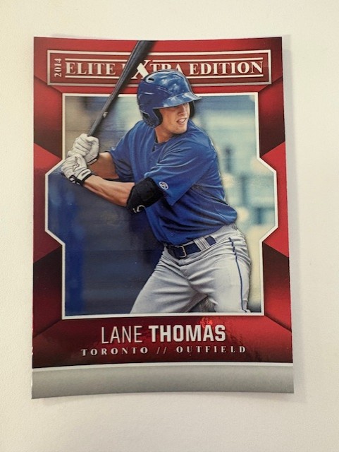 2014 Elite Extra Edition Baseball Card- Lane Thoma
