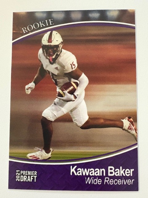 2021 Sage Football Card- Kawaan Baker