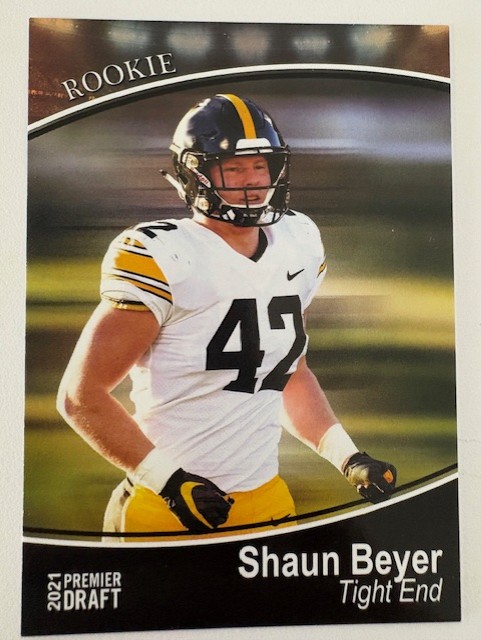 2021 Sage Football Card- Shaun Beyer