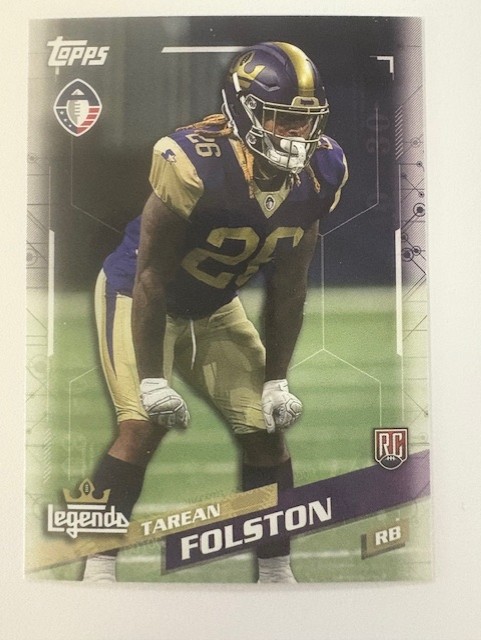 Topps Football Card- Tarean Folston