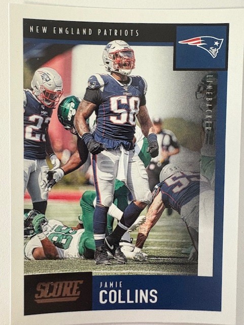 2020 Panini Score Football- Jamie Collins #27