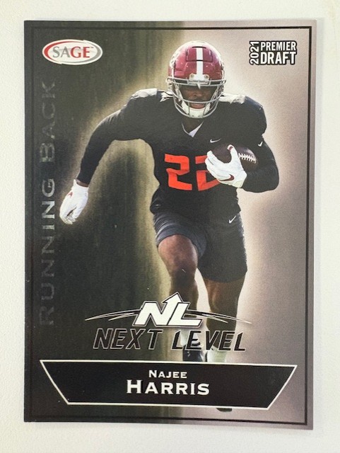 Sage Next Level Football Card: Najee Harris 