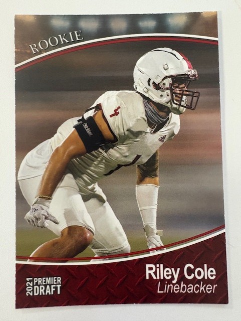 2021 Sage Football Card- Riley Cole